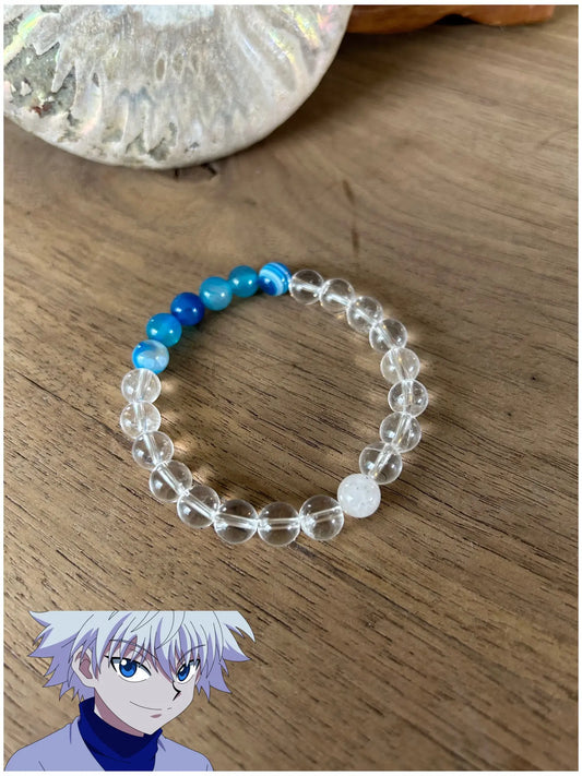 HXH killua Gemstone Crystal Bracelet 